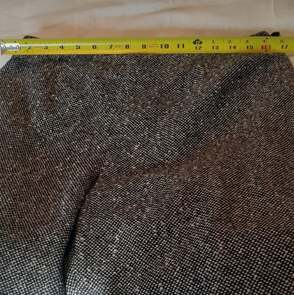 Talbots Wool Blend Fully Lined Tweed Dressy Career Side Zip Pants Sz 10 - Picture 7 of 8